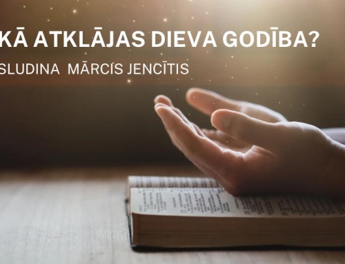 Kā atklājas Dieva godība?