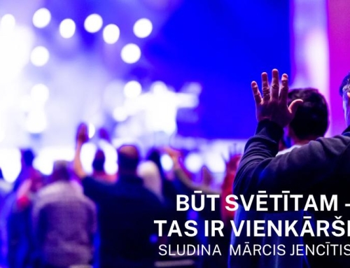 Būt svētītam – tas ir vienkārši