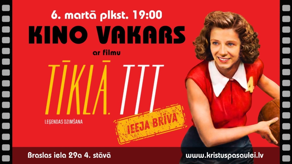 🎦KINO VAKARS 6. MARTĀ