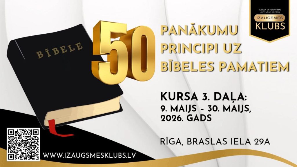50 Panākumu principi uz Bībeles pamatiem