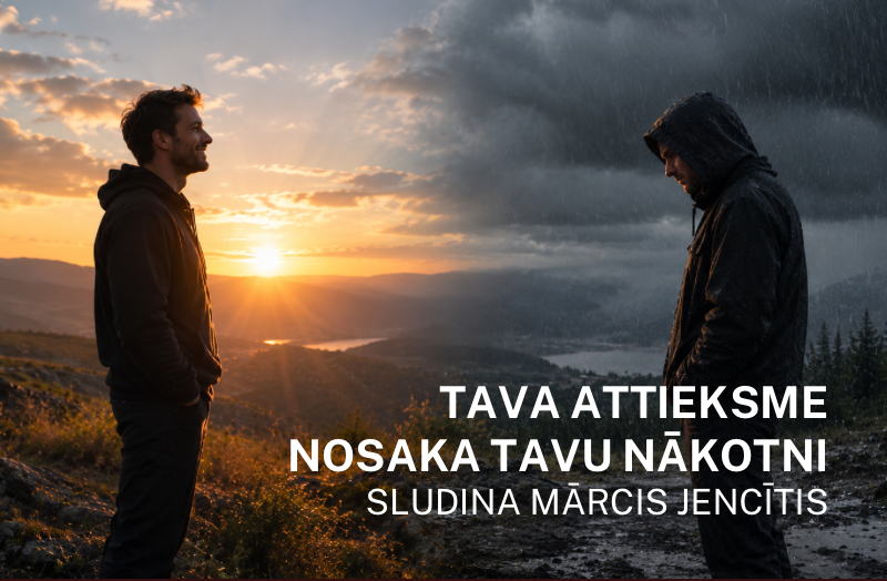 Tava attieksme nosaka tavu nākotni