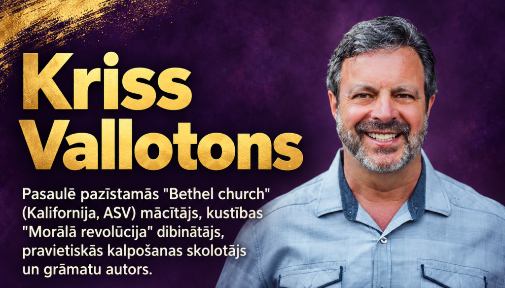 11.oktobrī plkst. 11:00, mūsu draudzē viesosies īpašs cilvēks – Kriss Vallotons